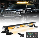 XRIDONSEN rooftop strobe amber white high visibility for emergency vehicles.