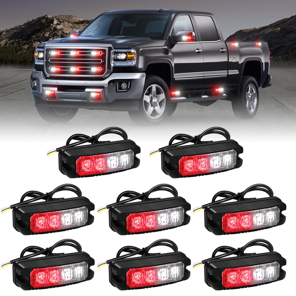 XRIDONSEN Sync Grill Lights on front grille for high visibility day and night.