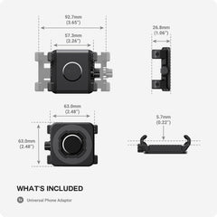 XSDTech Easy, tool-free installation on bike or motorcycle for quick setup.
