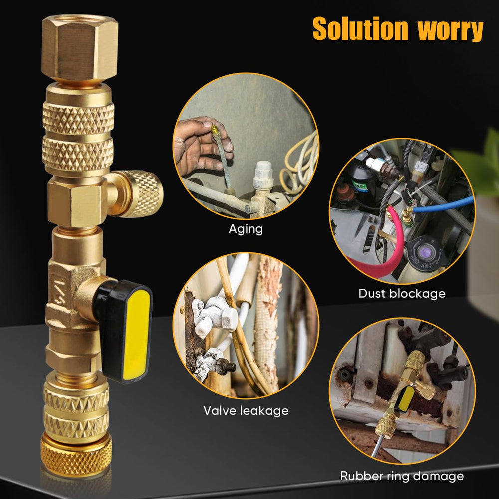 X.Store built-in bypass port design enables leak-controlled repairs without refrigerant release