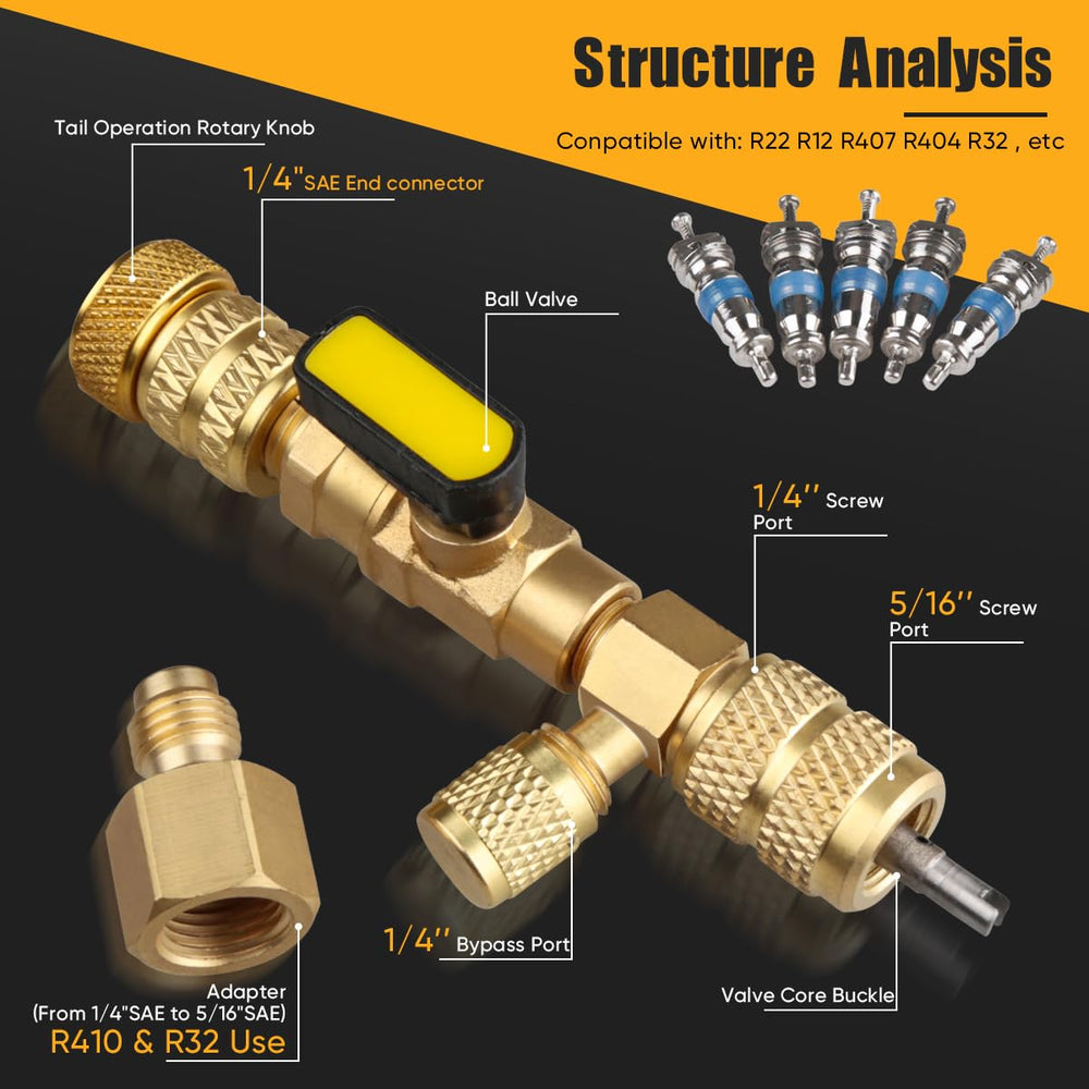 X.Store magnetic-tip core grabber securely retrieves stuck valve cores during repairs