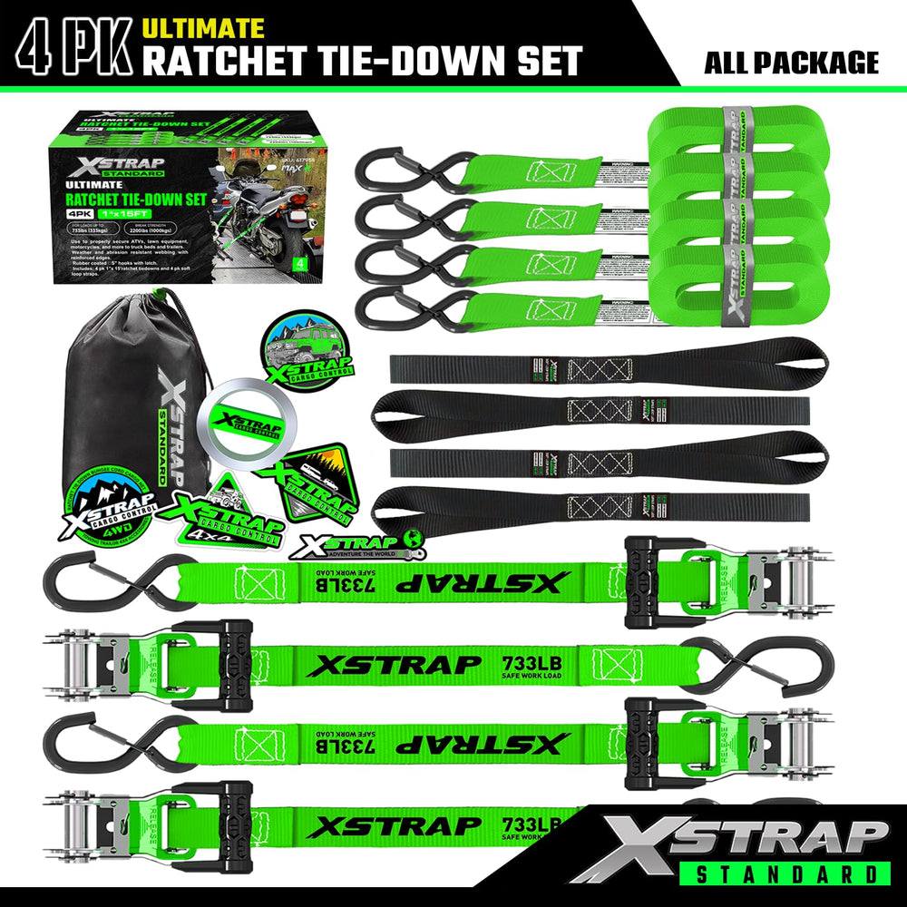 XSTRAP STANDARD bonus stickers and soft loops add securing options