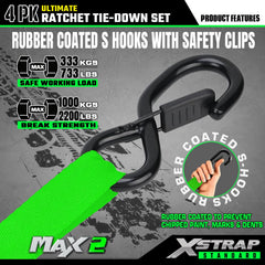 XSTRAP STANDARD durable white zinc components resist wear