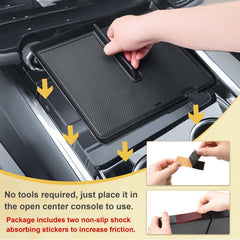 X-TKER friction stickers stabilize the tray during road use