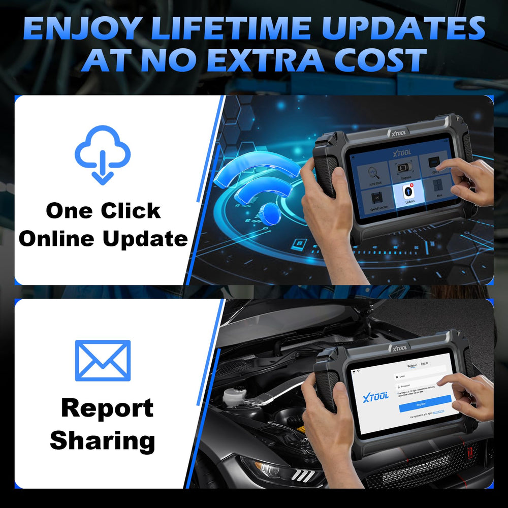 XTOOL D5 Wi-Fi updates ensure free software updates.