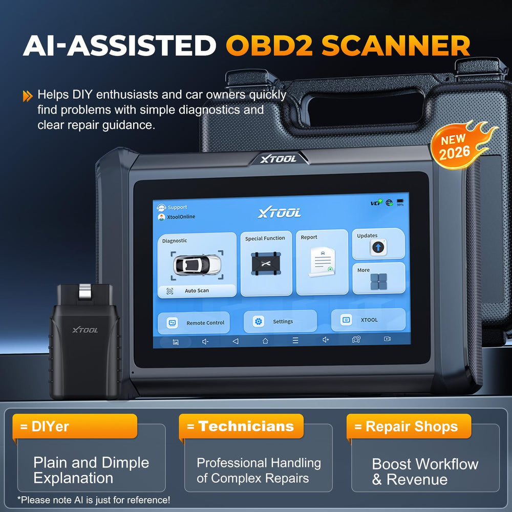 XTOOL D7W bidirectional testing function enables deep system checks
