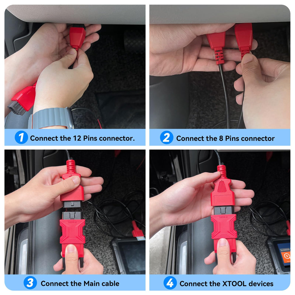 XTOOL scanner compatibility includes D5 and D9 series for FCA vehicle access.