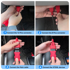 XTOOL scanner compatibility includes D5 and D9 series for FCA vehicle access.