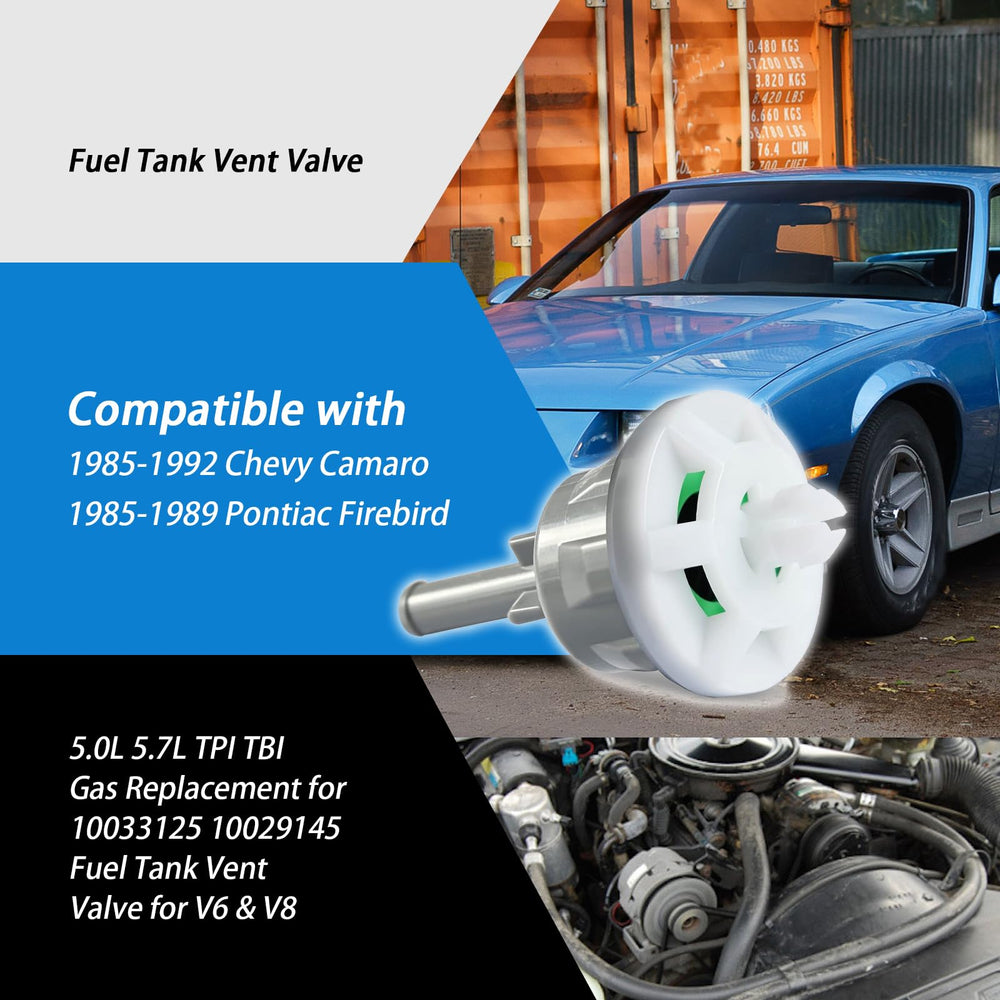 XTPTFABS valve on Camaro/Firebird side view shows compact, fit-friendly design.