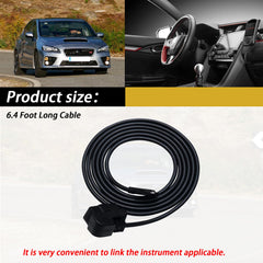 XTPTFABS six-point-four-foot cable length enables flexible vehicle setup.