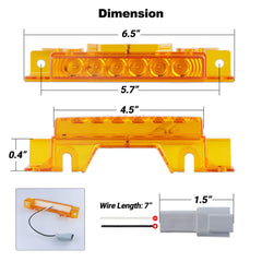 XtraGlow amber-lens cab lights aid night-time visibility on long routes.