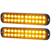XtraGlow amber trailer marker light with aluminum housing for high visibility