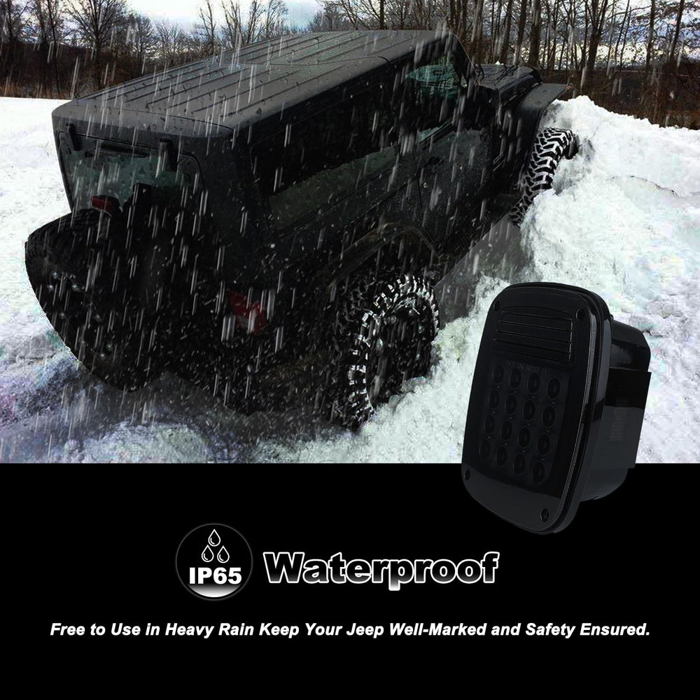 XtraGlow tail light assembly right side bolt-in replacement for Wrangler TJ/YJ.