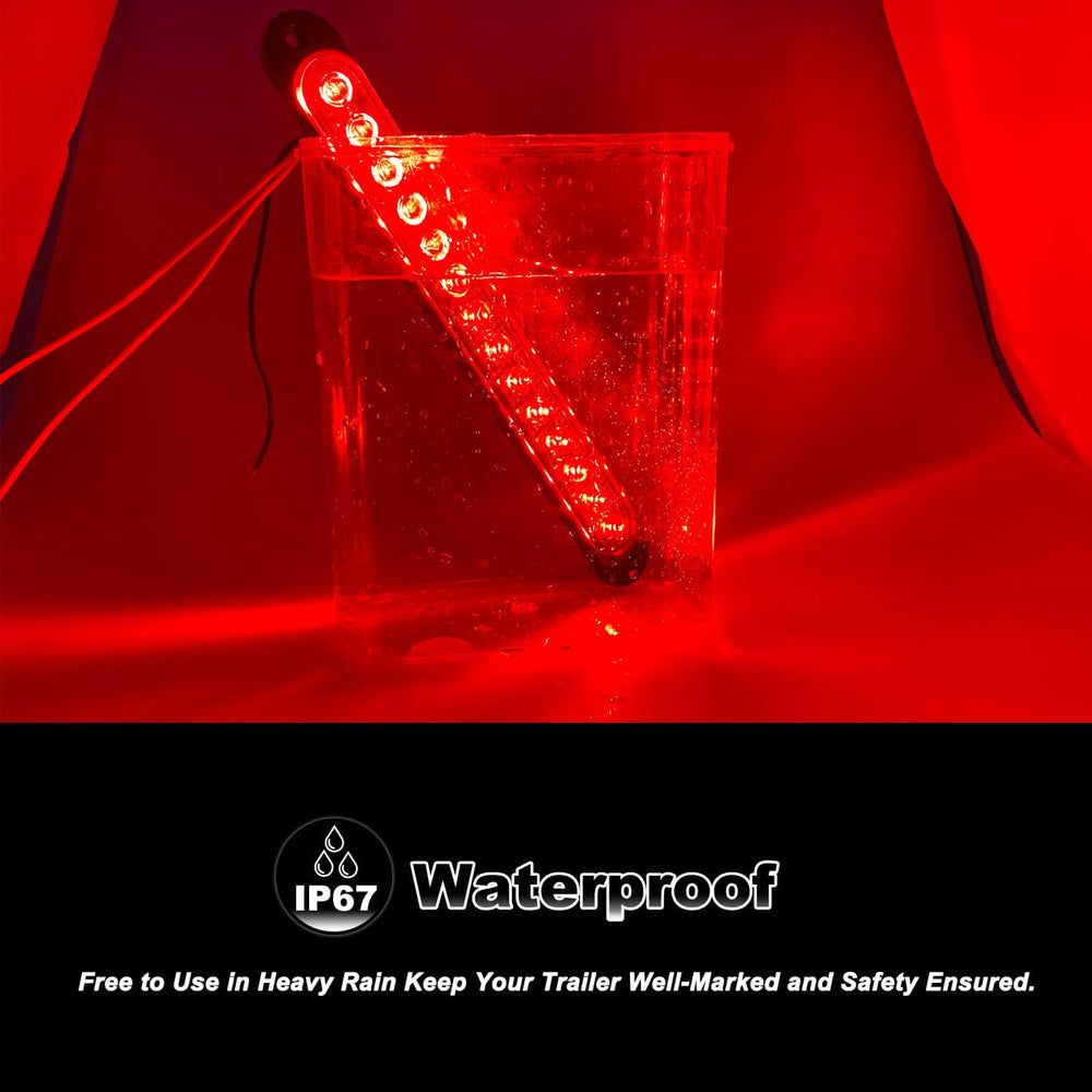XtraGlow dual brightness modes for running and brake signaling.