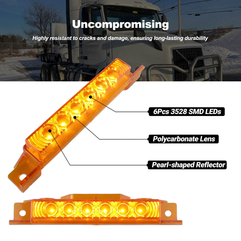 XtraGlow six-LED cab light detail boosts visibility on the road.