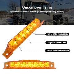 XtraGlow six-LED cab light detail boosts visibility on the road.