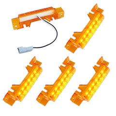XtraGlow top marker lights with amber lens for cab markers.