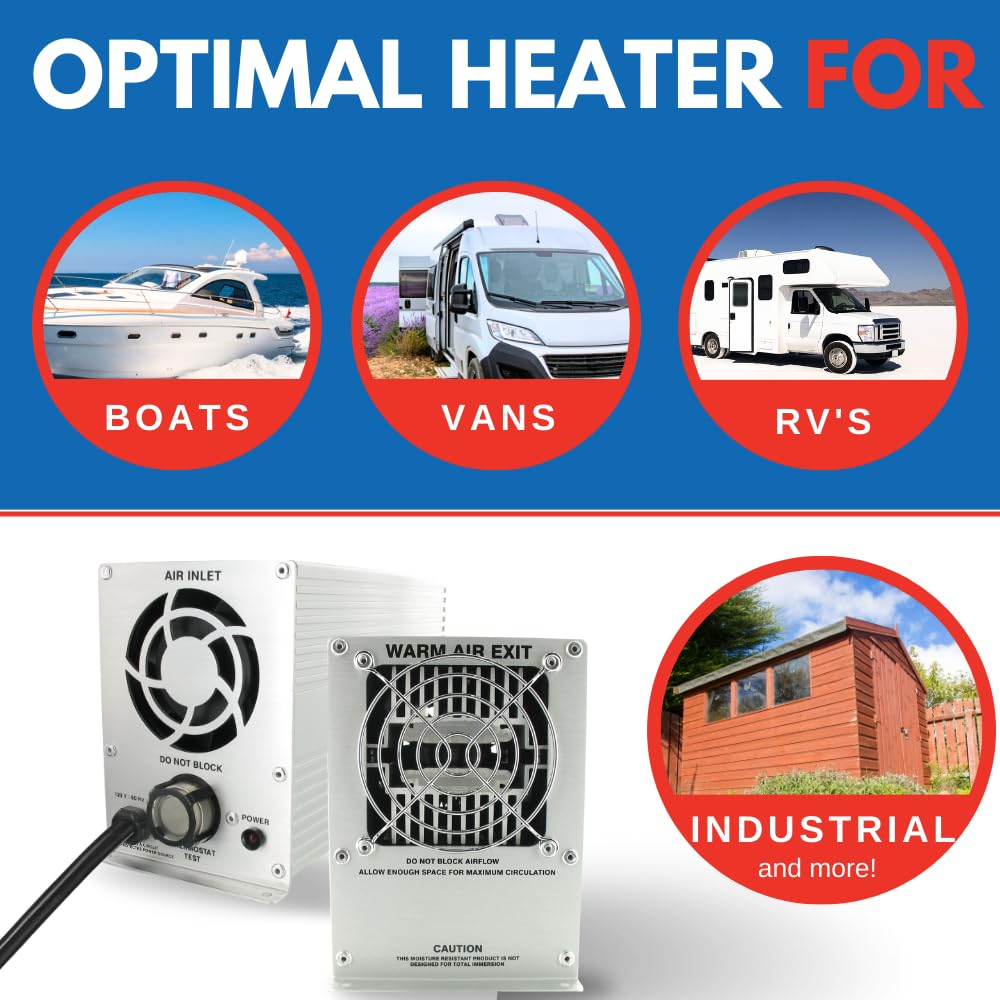 Xtreme Heaters tri-color LED indicator for quick ambient checks