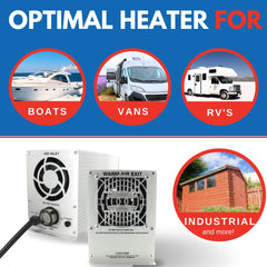Xtreme Heaters tri-color LED indicator for quick ambient checks