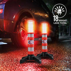 XTREME STP LED Road Flares white flashlight mode aids roadside inspection.