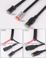 XuanBaOffroad 16AWG copper wire provides flexible, durable outdoor performance
