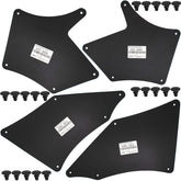 XUKEY splash guards front view on Toyota Tacoma protect wheels from debris