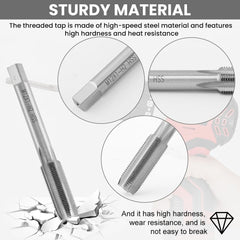 XuYelora spark plug thread repair kit case stores all inserts and taps neatly.