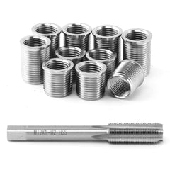 XuYelora spark plug thread repair kit stainless steel construction offers durable performance.