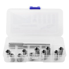 XuYelora spark plug thread repair kit taps ensure precise M10x1.0 and M12x1.0 threading.