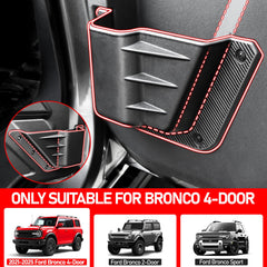 XWQZ rear door pocket on Bronco keeps keys and wallet organized