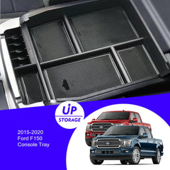 XXCIWP center console tray shown in Raptor keeping cards and coins organized