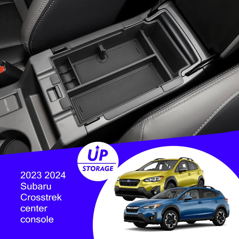 XXCIWP Crosstrek armrest box storage keeps small items within reach