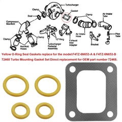 XXXCARXXX F4TZ-6N653-A/B replacement gaskets for OEM compatibility