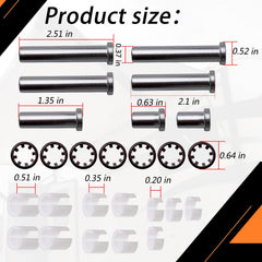 XYgdhqpt four thick bushings cushion and stabilize joints