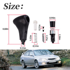 Metallic finish and precise machining of XYgdhqpt shift knob for a premium feel