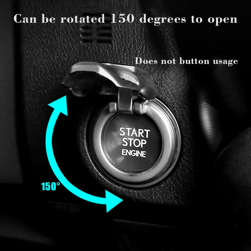 XYHGM interior decor start/stop button cover protects against scratches while refreshing vibe