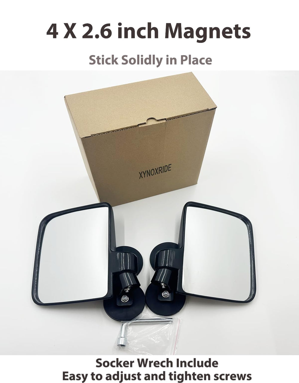 XYNOXRIDE durable ABS+PC housing mirror withstands harsh conditions