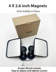 XYNOXRIDE durable ABS+PC housing mirror withstands harsh conditions