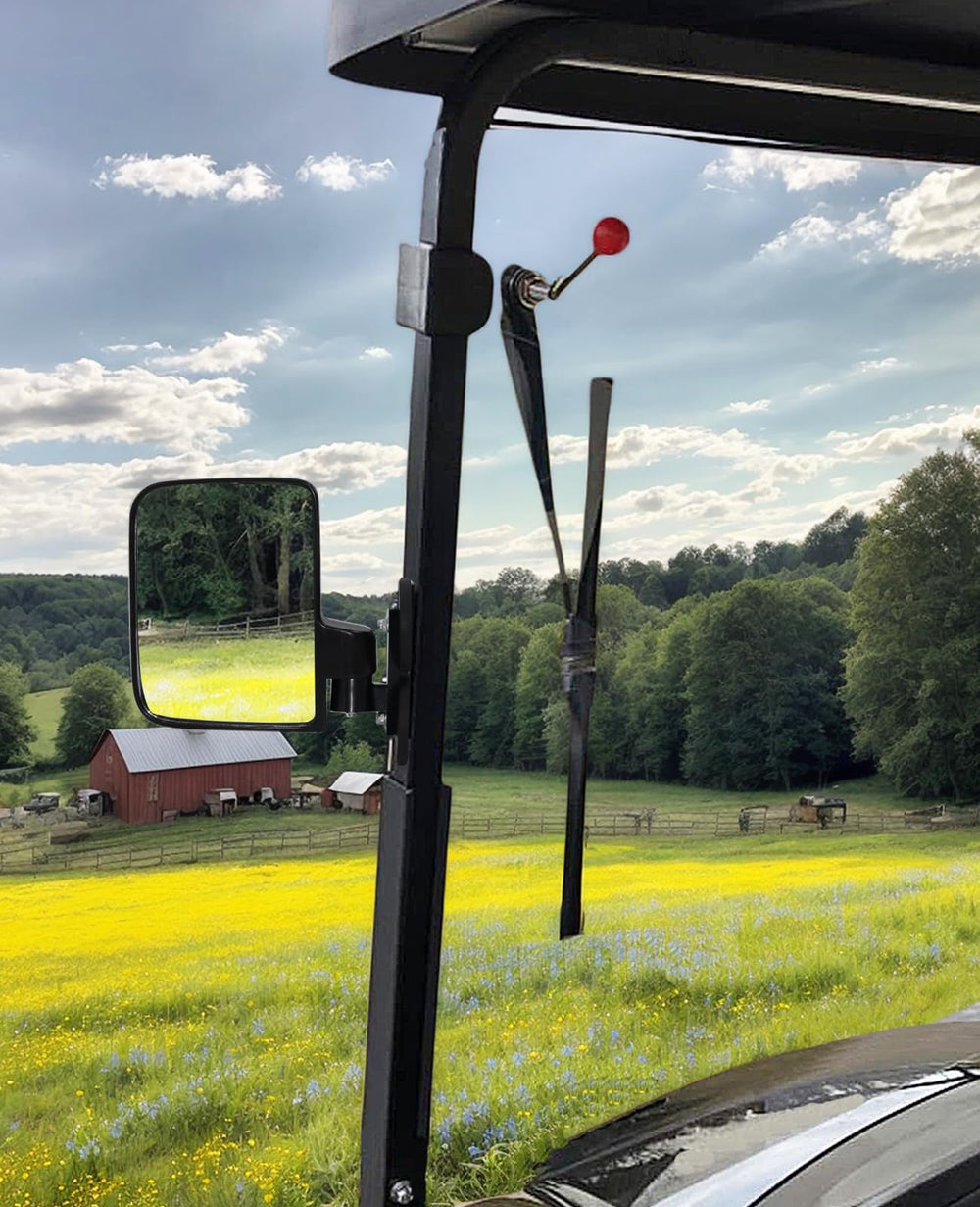 XYNOXRIDE convex 7.1x5.3 inch mirror expands rear visibility