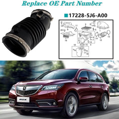 XYWZV air intake hose under hood, easy installation for DIY enthusiasts