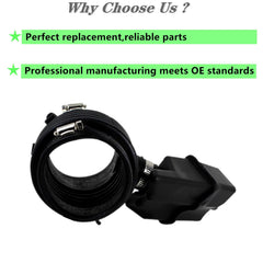 XYWZV engine compartment boot supports steady airflow to the mass meter.
