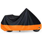 XYZCTEM motorcycle cover 108-inch fit protects large bikes from rain and sun.