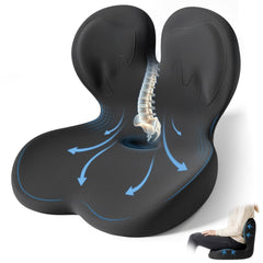XZdream seat cushion with lumbar support for back comfort