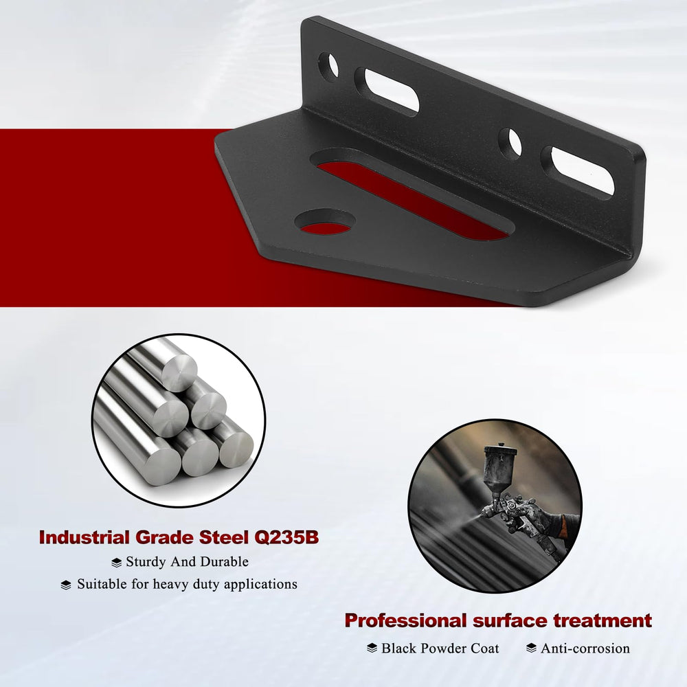 XZWMY pre drilled slotted holes simplify universal mounting alignment.