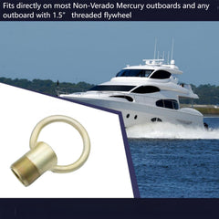 YaBeHo Mercury lifting eye on a 1.5-inch flywheel for secure handling.