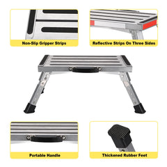 Yagud anti-slip surface on top provides secure footing.