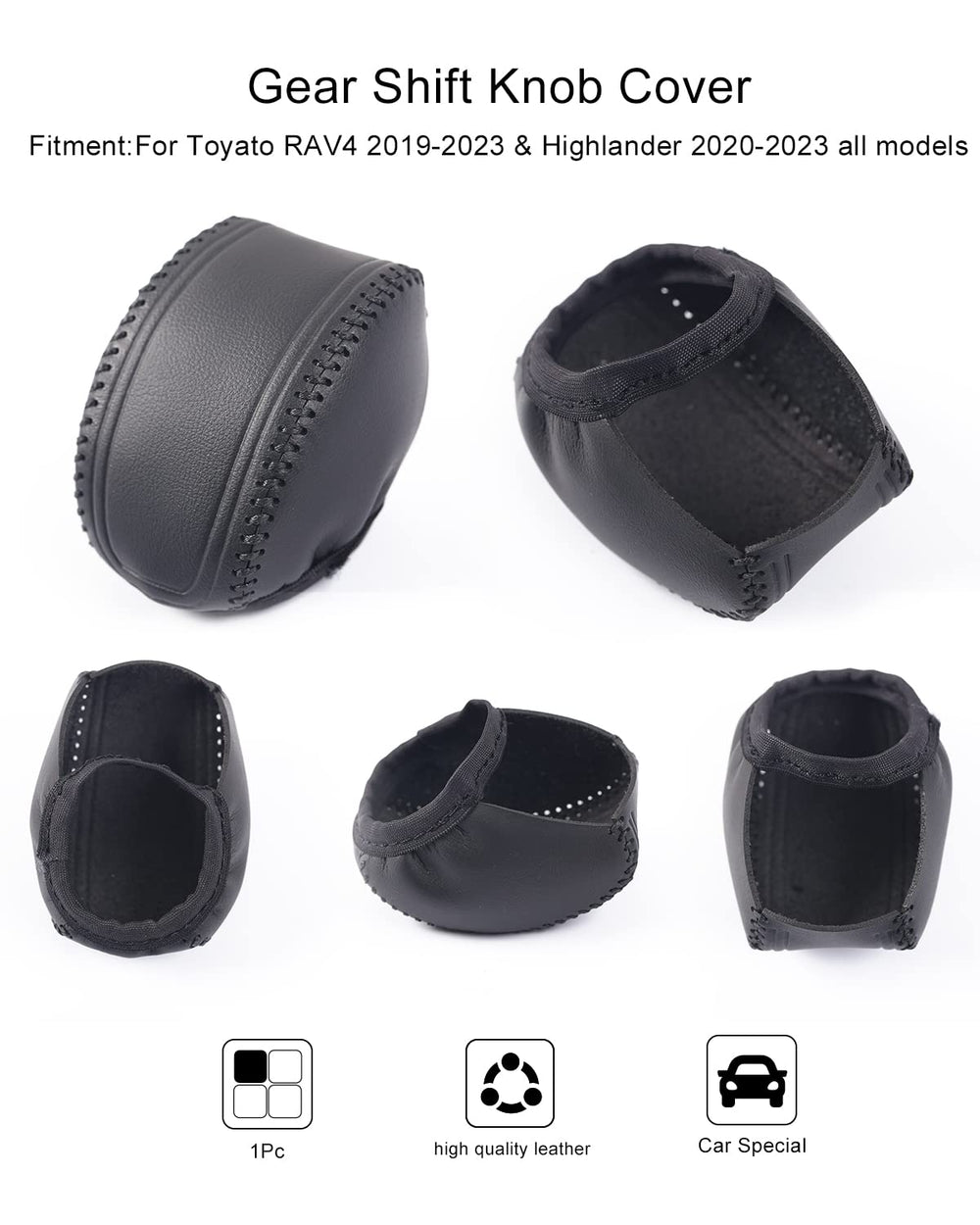 YAKANEY gear shift cover installation demo for RAV4 and Highlander