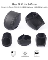 YAKANEY gear shift cover installation demo for RAV4 and Highlander
