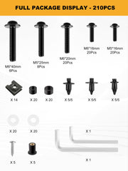 YALTIES detailed packaging showing complete kit contents for quick reference