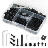 YALTIES fairing bolt kit 195pcs for motorcycle installation and maintenance